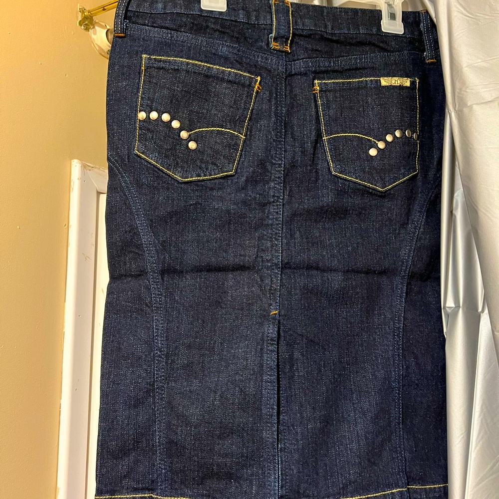 Dark Blue Denim skirt
